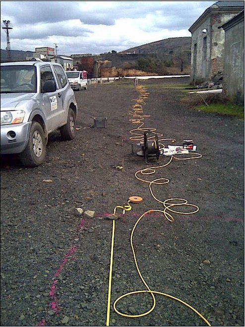 Tomografía eléctrica aplicada para la localización de galerías.Obra: Fabero (León)