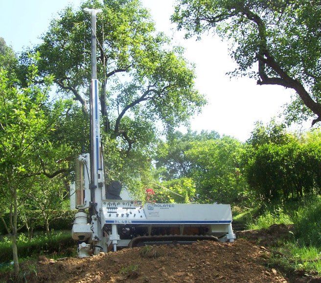 Sondeo  geotécnico con extracción de testigo. Obra: Cantabria.