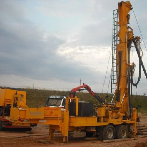 Perforación de agua  a Circulación  Inversa  en  Chatún (Segovia),con   Zahori 1026
