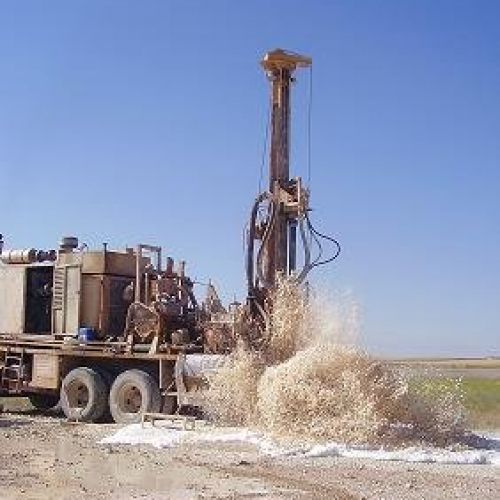 Sondeo a rotopercusción para alumbramiento de aguas subterráneas. Burgos