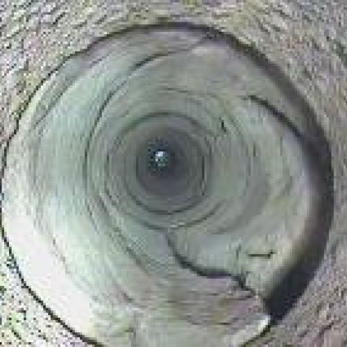 Realización de video en un sondeo. Obra: Cuéllar (Segovia)