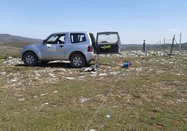 Estudio hidrogeológico (medición en campo prueba de S.E.V.)